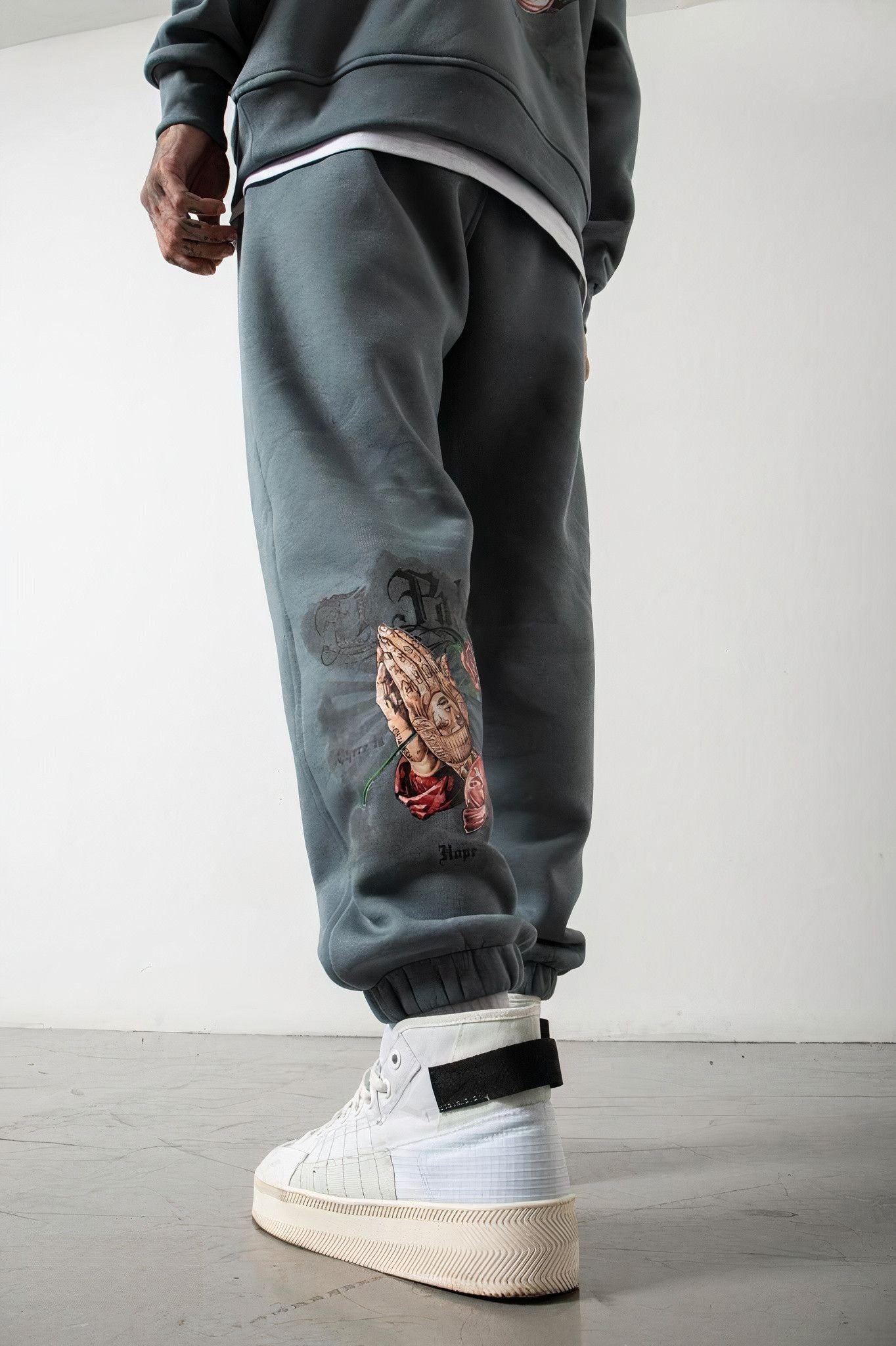 Petrol Blue El Padre Joggers