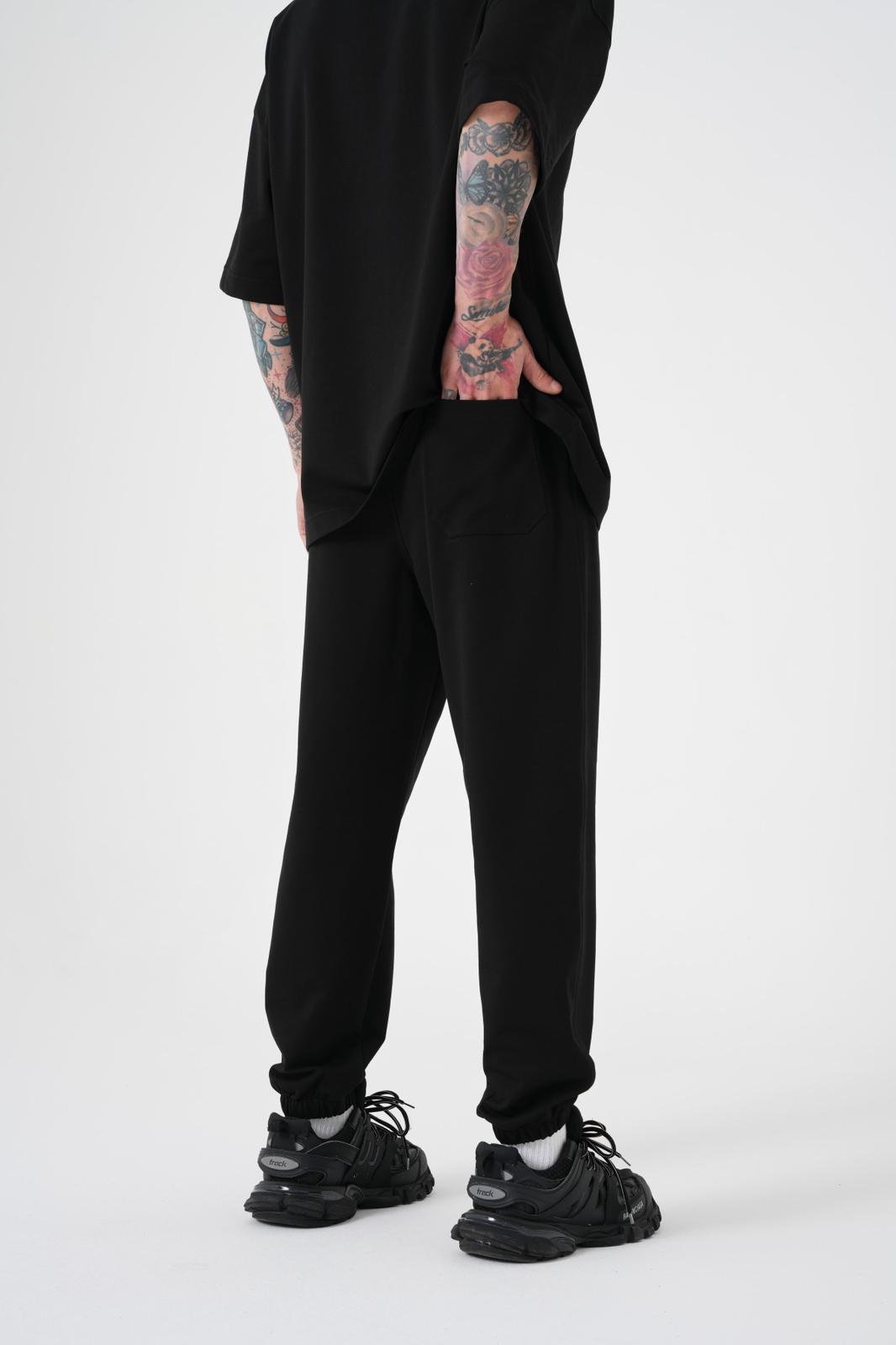 Black Who Cares Jogger
