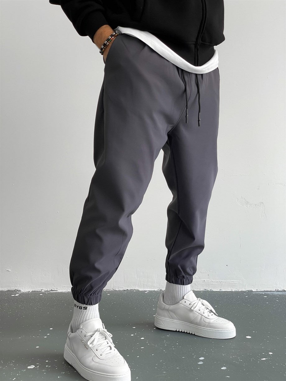 Grey Simple Joggers