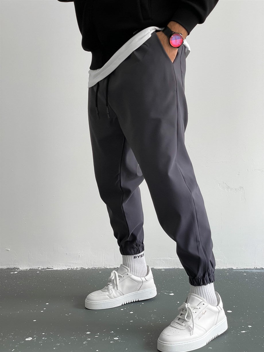 Grey Simple Joggers