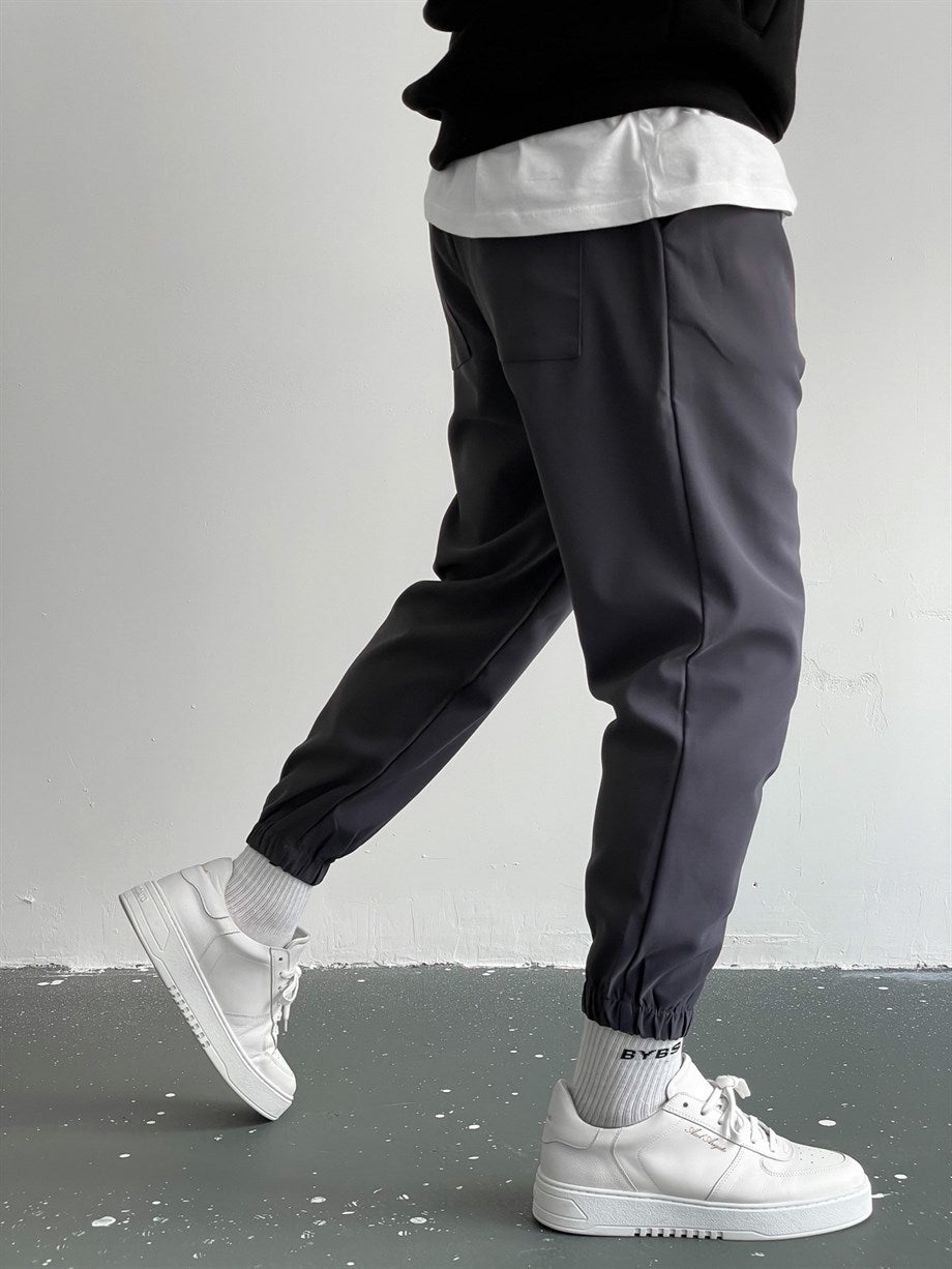 Grey Simple Joggers