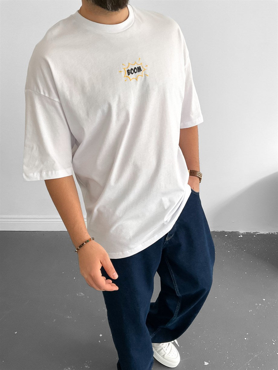 White Boom T-Shirt