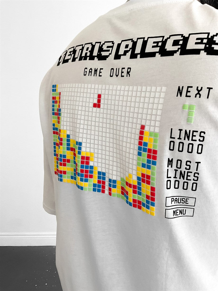 White Tetris T-Shirt