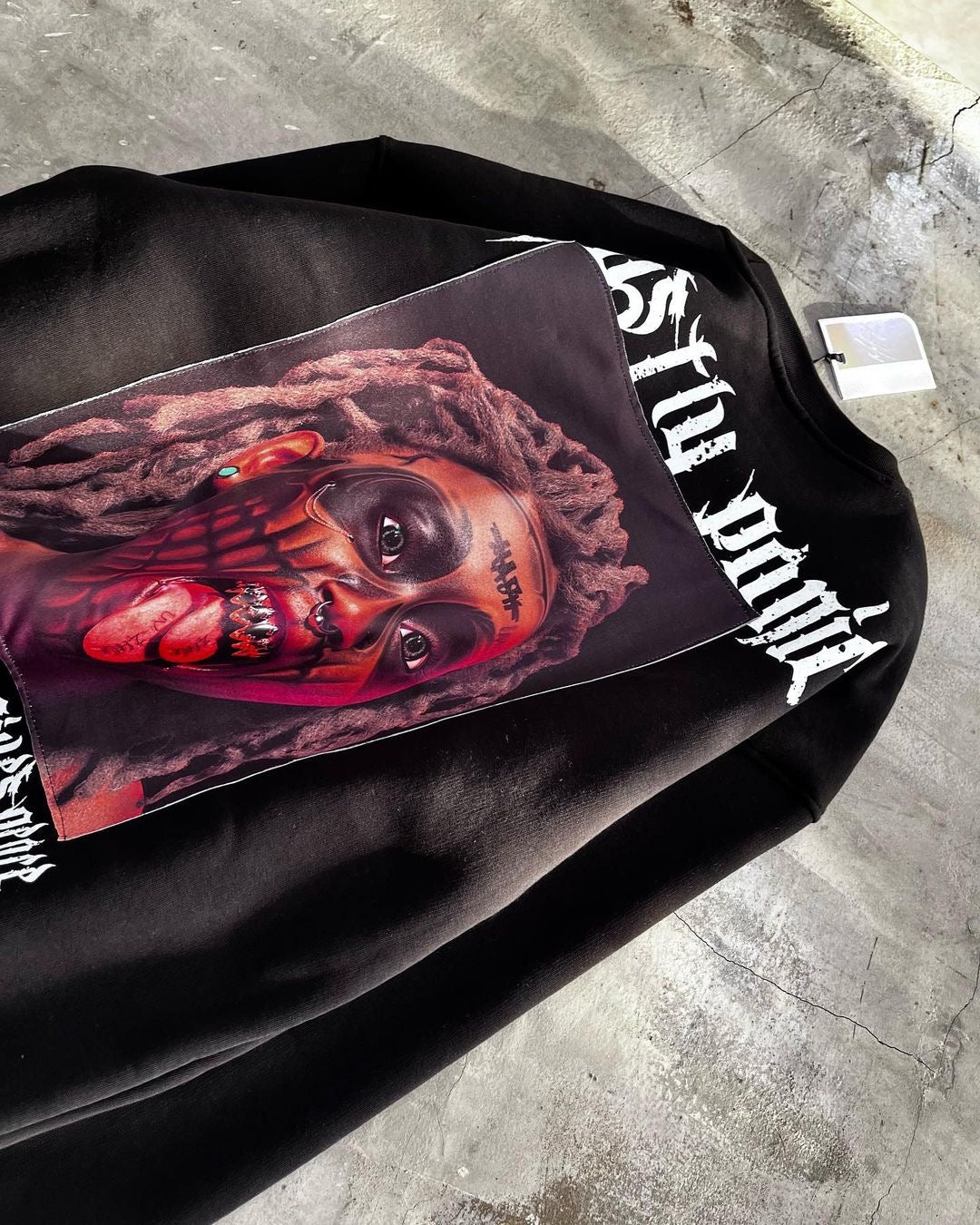 Black Ghostly Panic Sweatshirt