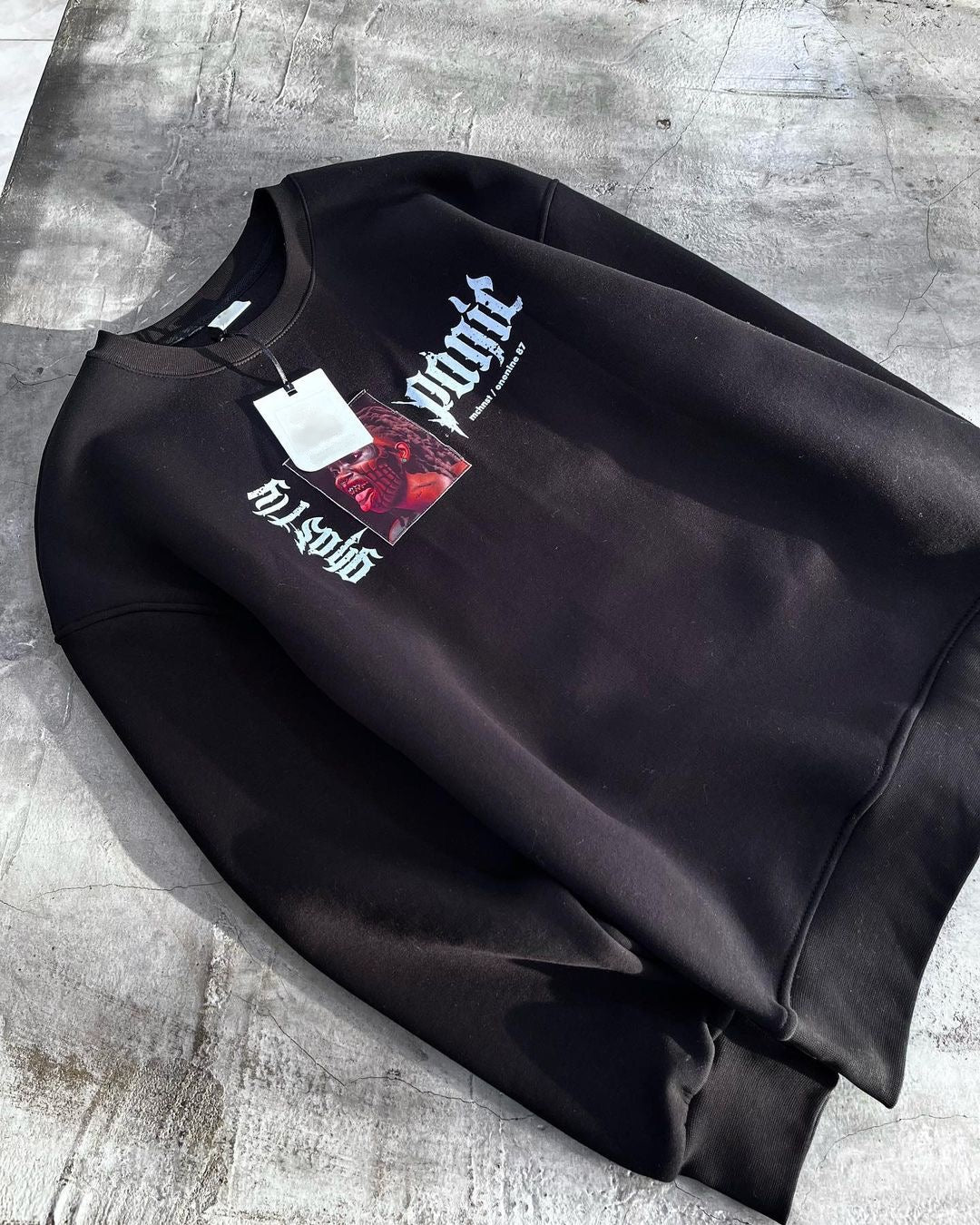 Black Ghostly Panic Sweatshirt