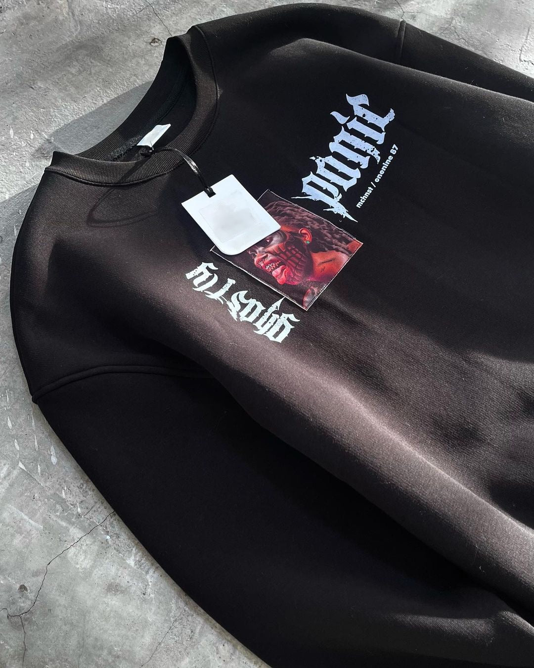 Black Ghostly Panic Sweatshirt
