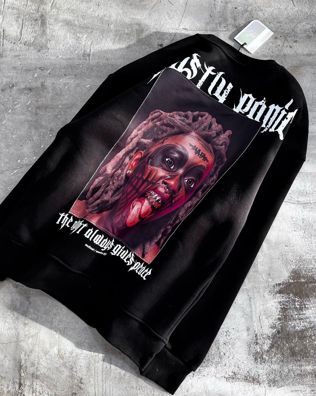 Black Ghostly Panic Sweatshirt
