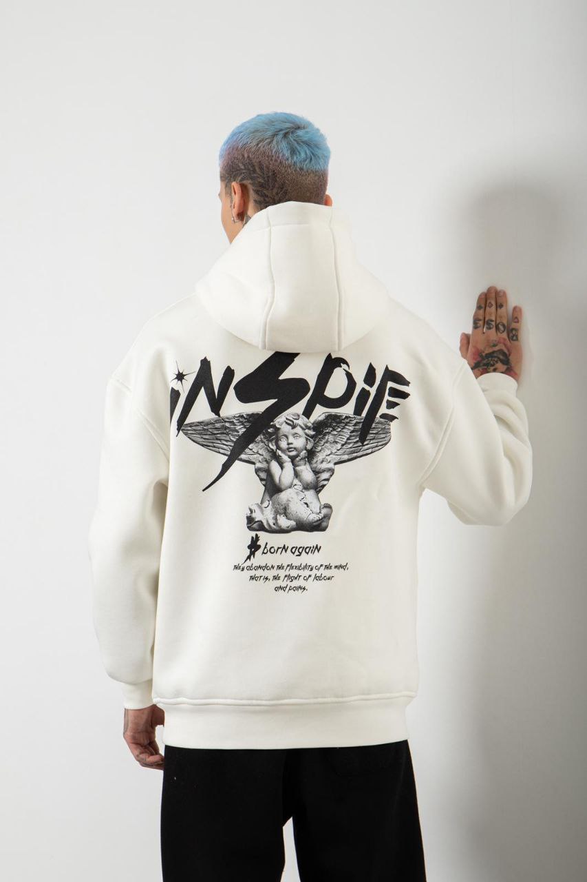 White Inspie Hoodie