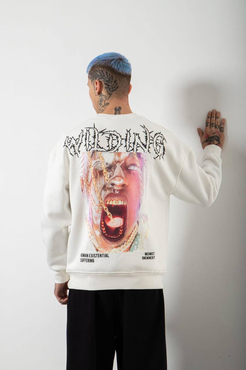 White Wilding Sweatshirt