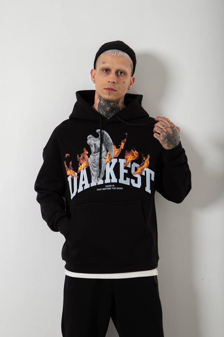 Black Darkest Hoodie