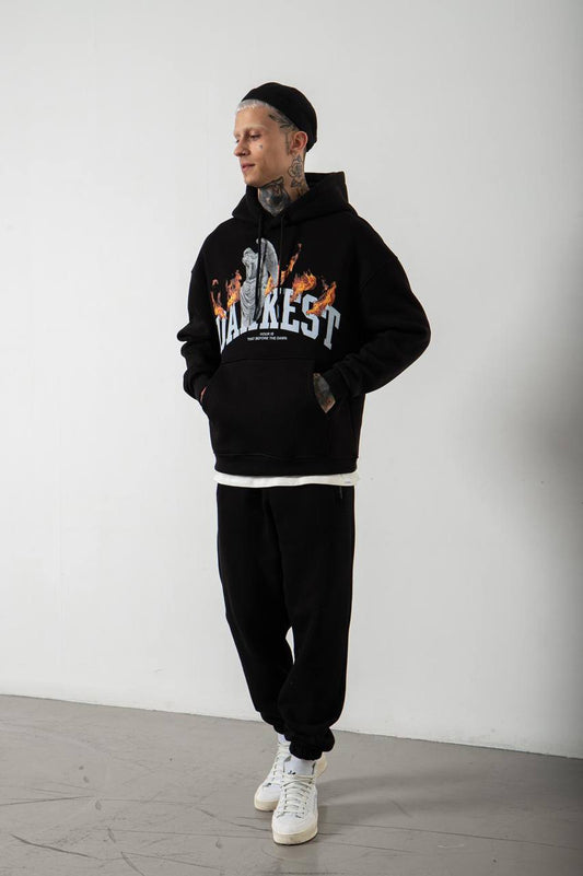 Black Darkest Hoodie