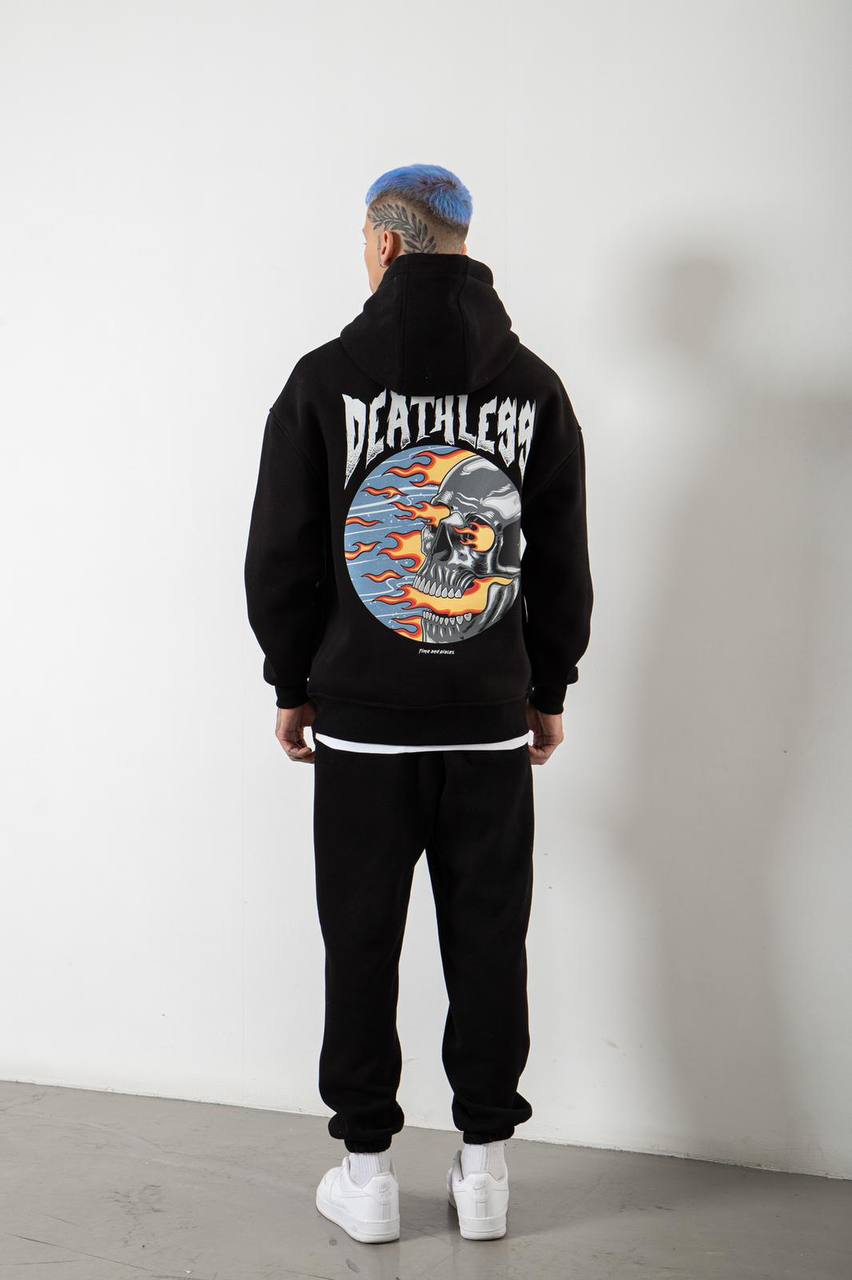 Black Deathless Hoodie
