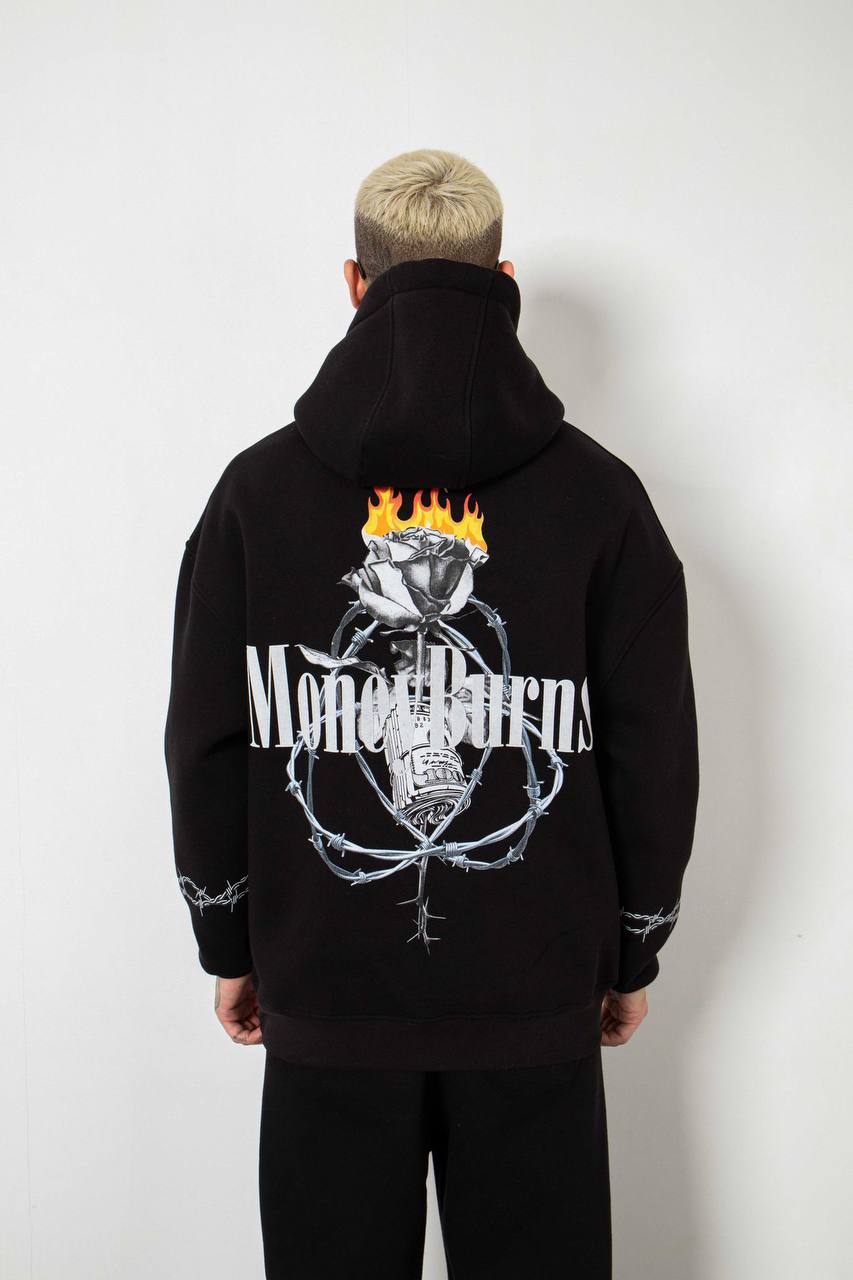 Black MoneyBurns Hoodie