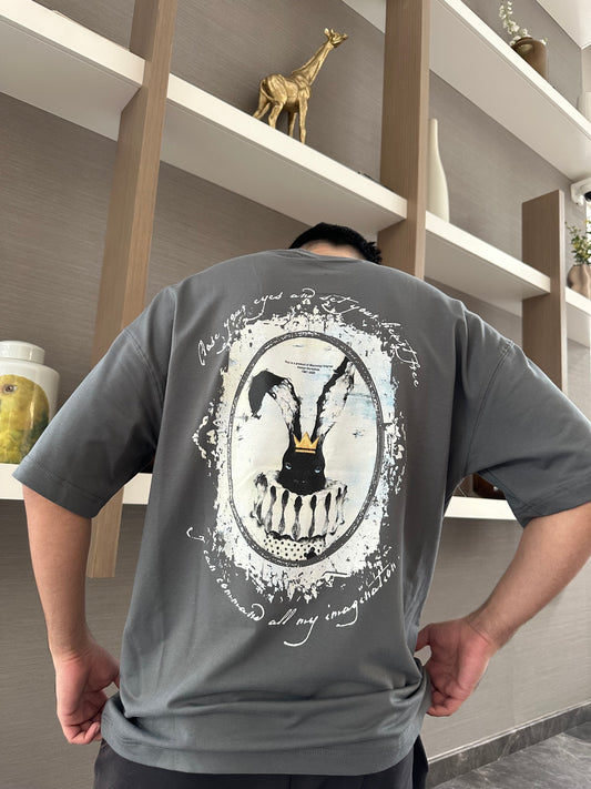 FUME BUNNY EMBROIDERED T-SHIRT