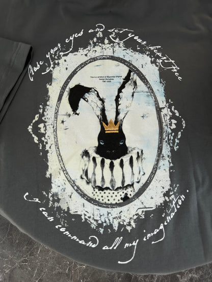 FUME BUNNY EMBROIDERED T-SHIRT