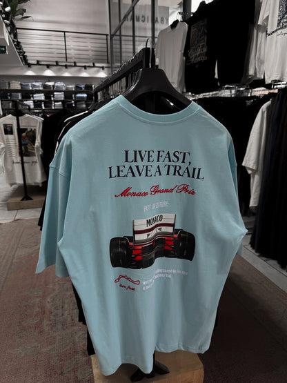 BABY BLUE LIVE FAST T-SHIRT