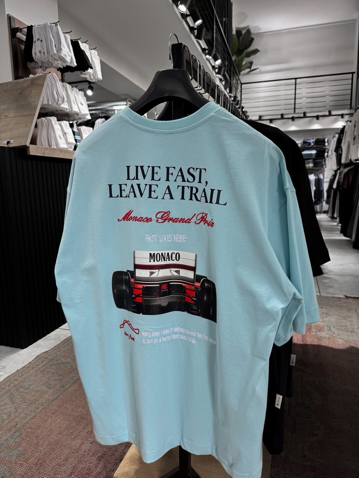 BABY BLUE LIVE FAST T-SHIRT