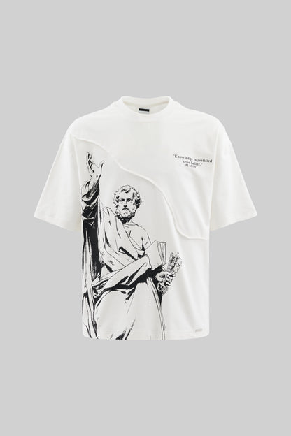 WHITE KNOWLEDGE T-SHIRT