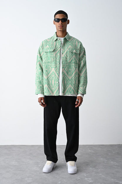 Benetton Pattern Lumberjack Shirt