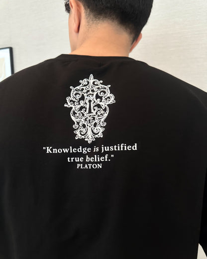 BLACK KNOWLEDGE T-SHIRT