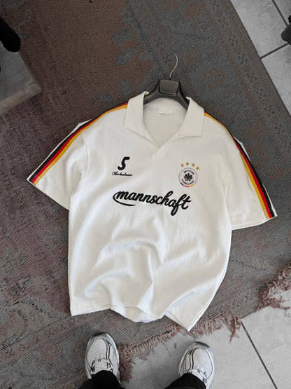 WHITE GERMANY CREST T-SHIRT