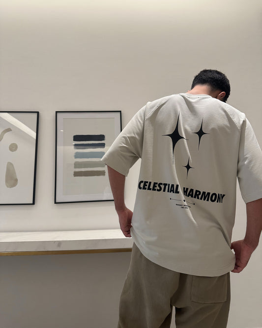 WHITE CELESTIAL HARMONY T-SHIRT