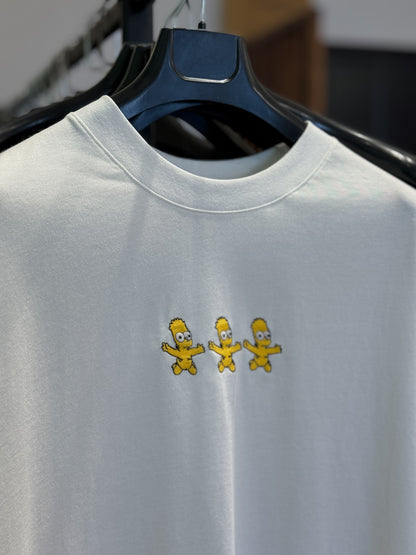 WHITE SIMPSON T-SHIRT