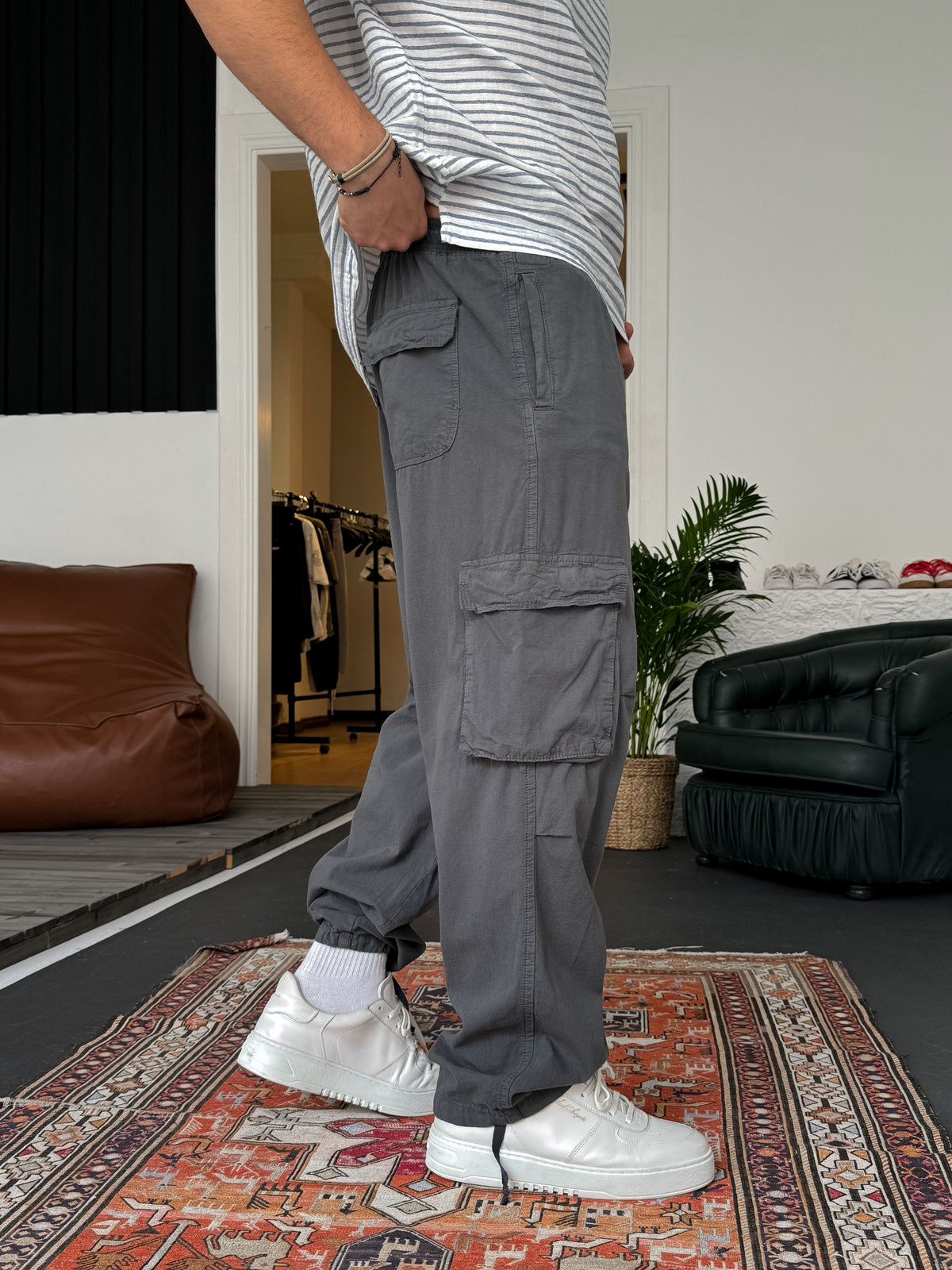 FUME SLIM POCKET CARGO PANTS