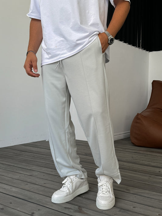 ICE GREY STITICHED BAGGY JOGGER