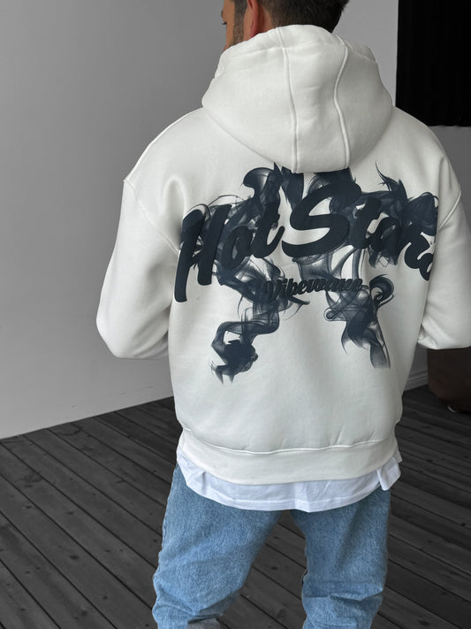 WHITE HOT STARS HOODIE