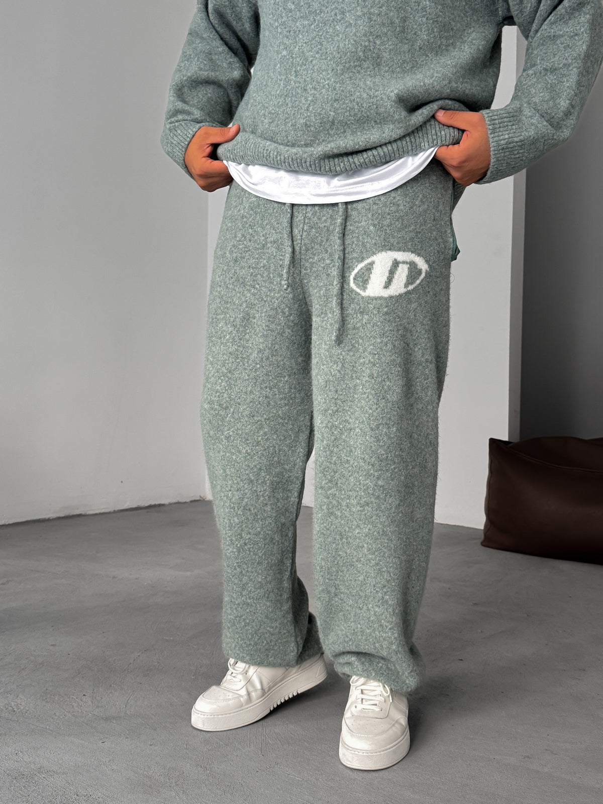 PETROL G DETAIL KNIT BAGGY JOGGER