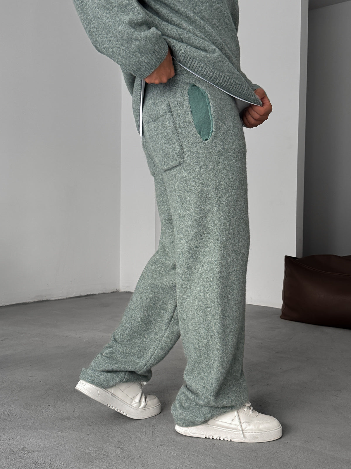 PETROL G DETAIL KNIT BAGGY JOGGER