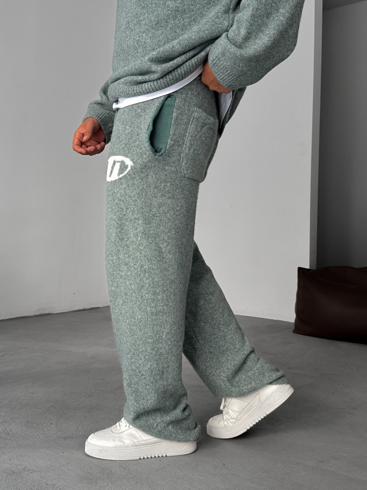 PETROL G DETAIL KNIT BAGGY JOGGER