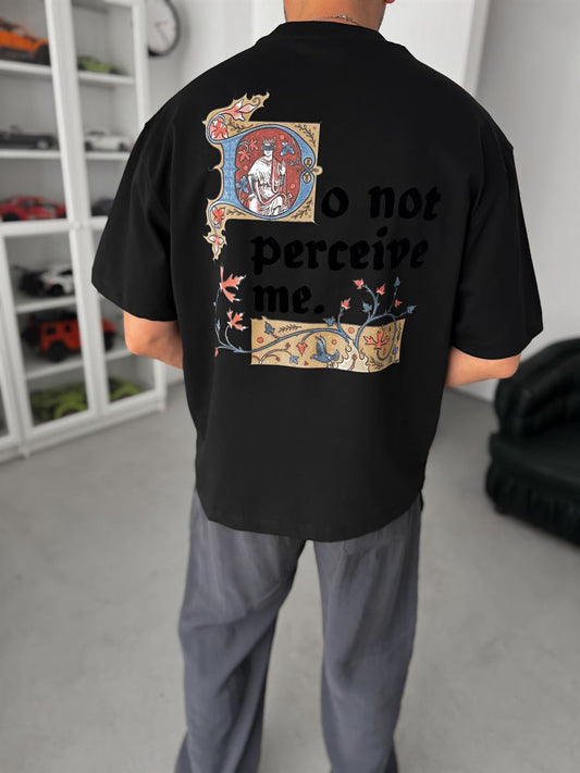 BLACK NOT PERCEIVE T-SHIRT