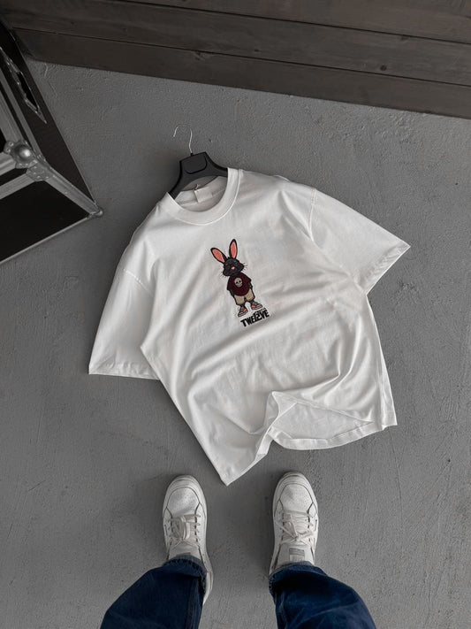 WHITE BUNNY T-SHIRT