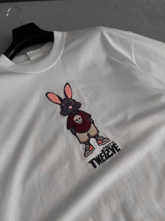 WHITE BUNNY T-SHIRT