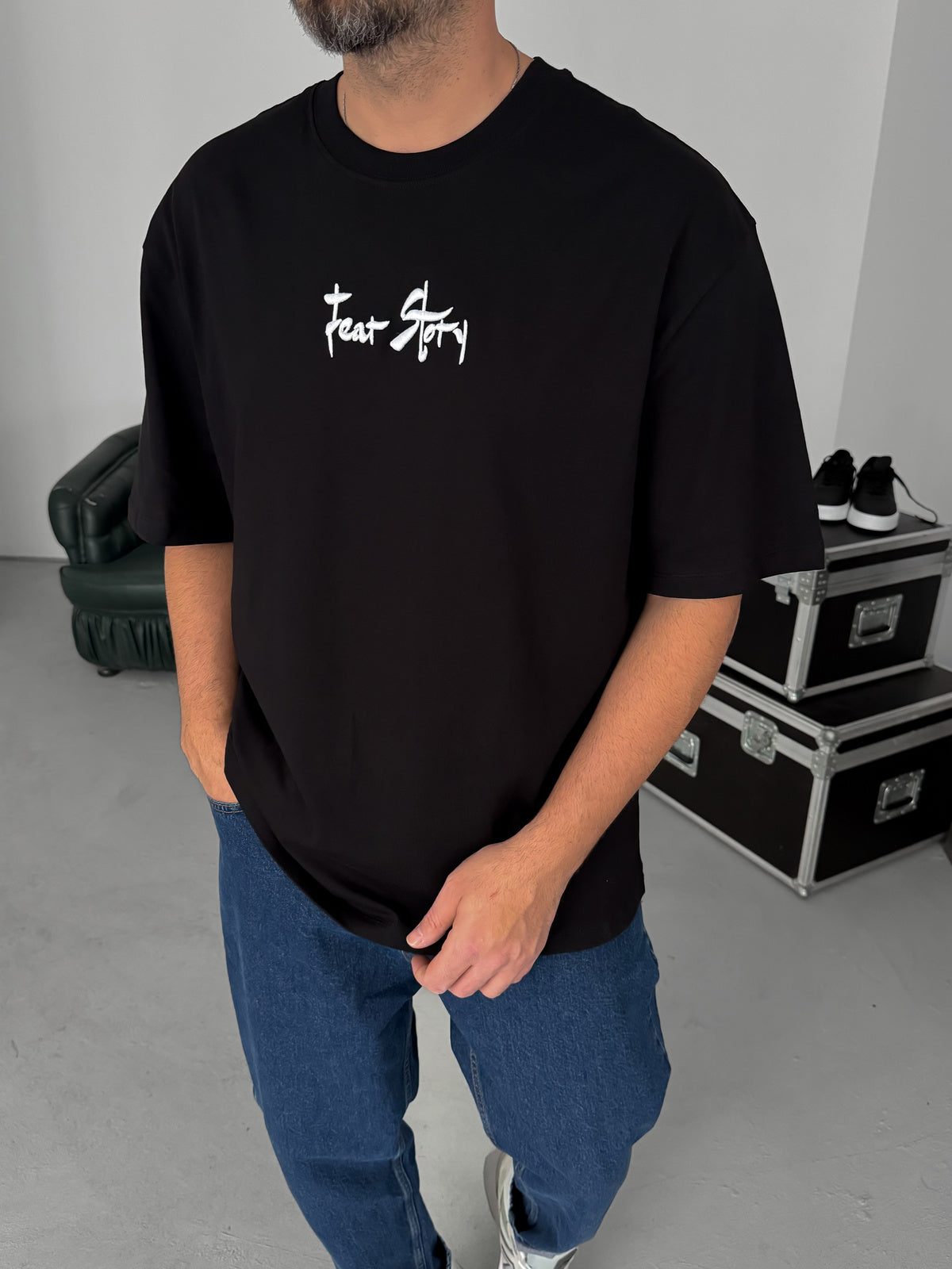 BLACK COOKIE MONSTER T-SHIRT