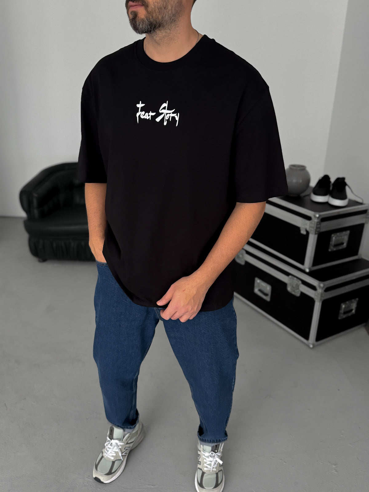 BLACK COOKIE MONSTER T-SHIRT