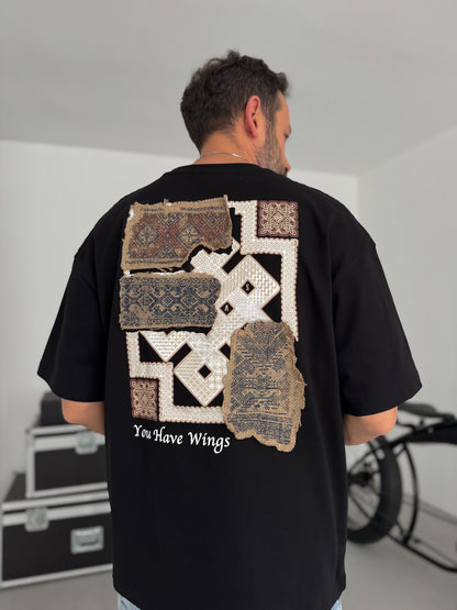 BLACK YOU HAVE WINGS T-SHIRT