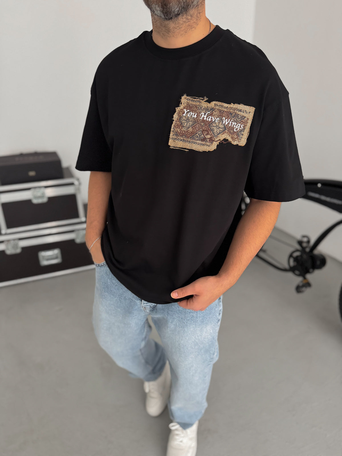 BLACK YOU HAVE WINGS T-SHIRT