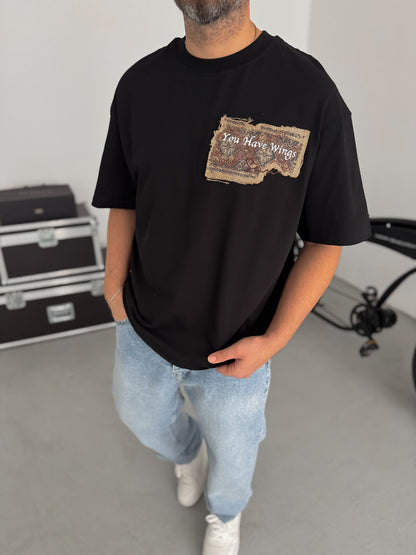 BLACK YOU HAVE WINGS T-SHIRT