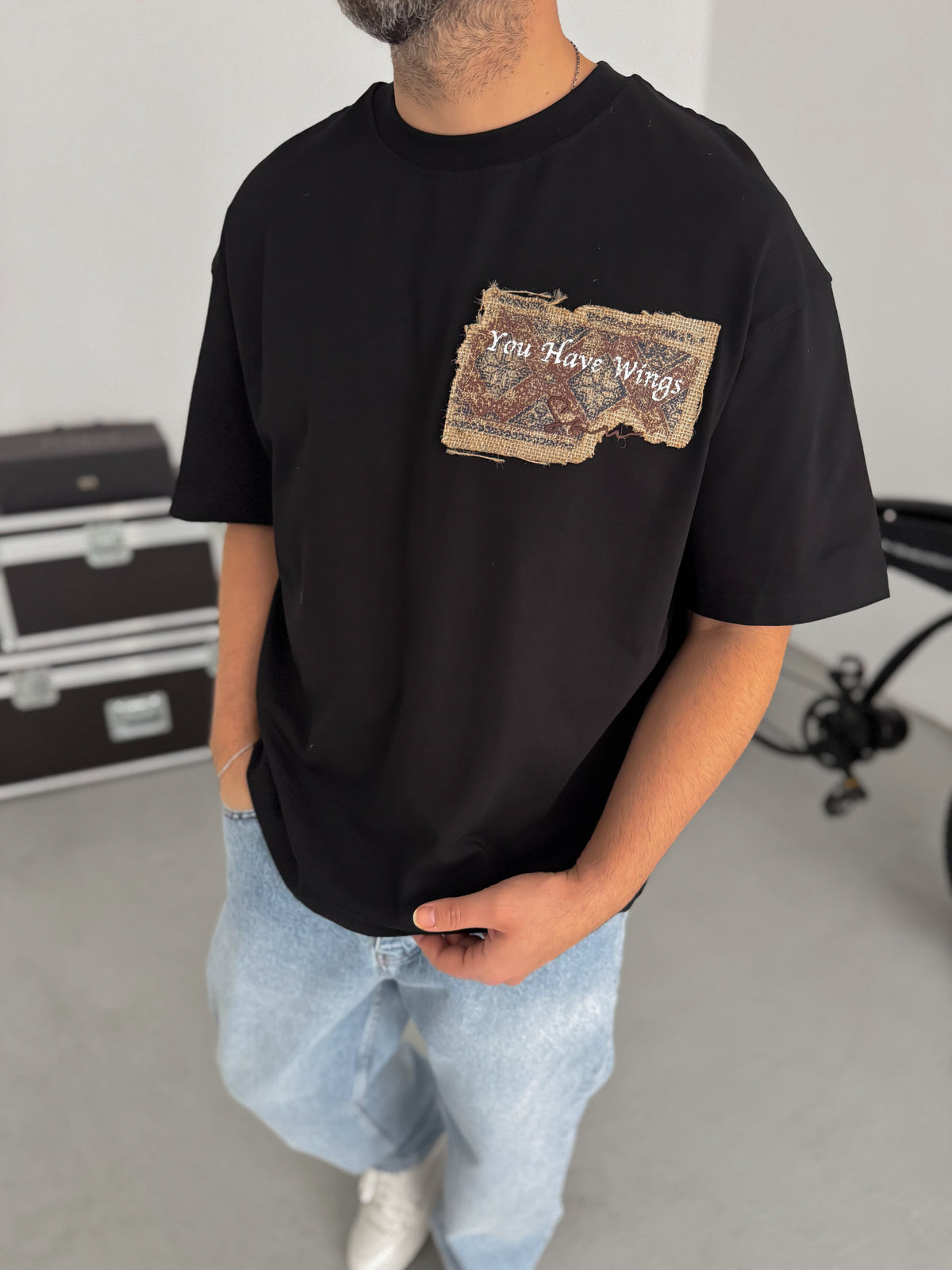 BLACK YOU HAVE WINGS T-SHIRT
