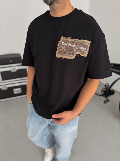 BLACK YOU HAVE WINGS T-SHIRT