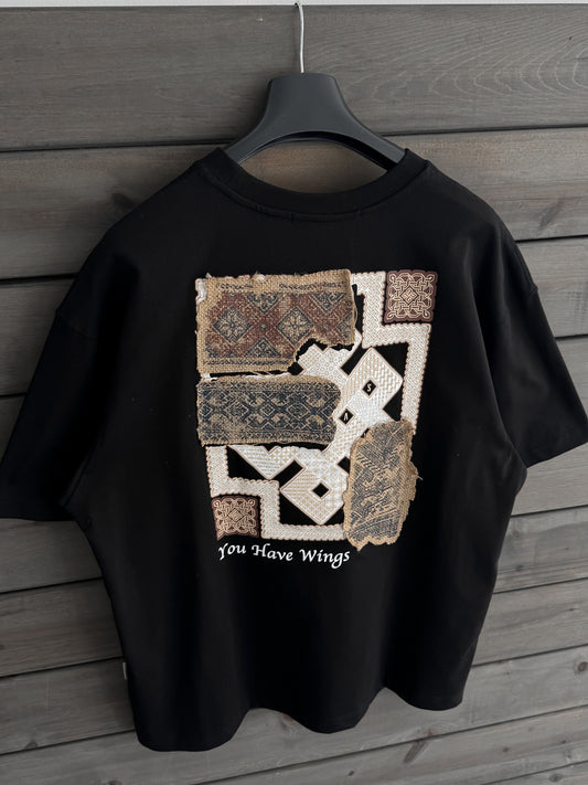 BLACK YOU HAVE WINGS T-SHIRT