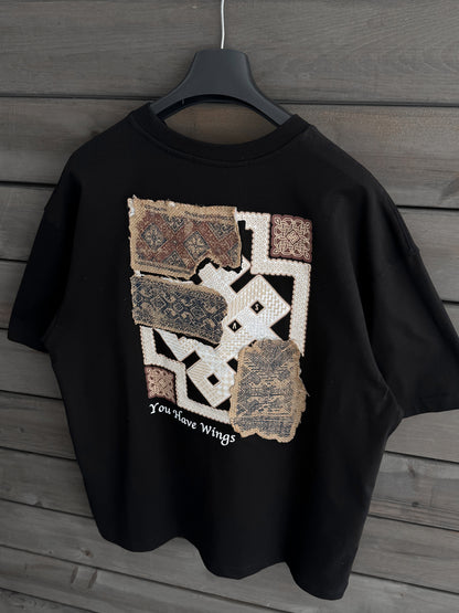 BLACK YOU HAVE WINGS T-SHIRT