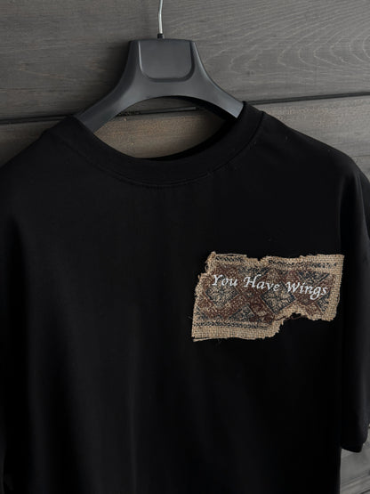 BLACK YOU HAVE WINGS T-SHIRT