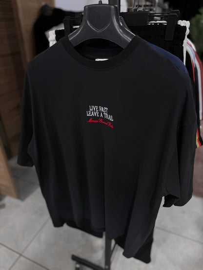 BLACK LIVE FAST T-SHIRT