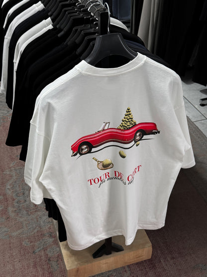 WHITE TOUR DE CORT T-SHIRT
