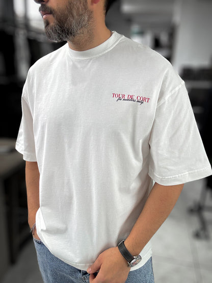 WHITE TOUR DE CORT T-SHIRT