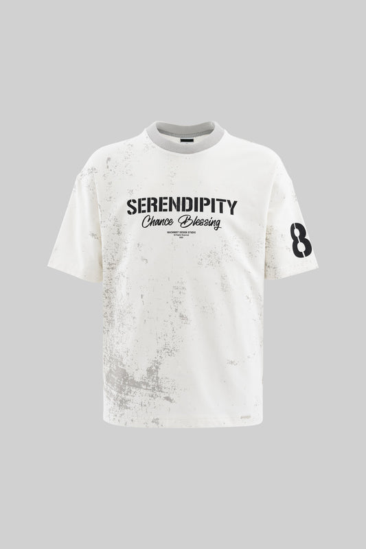 WHITE SERENDIPITY T-SHIRT